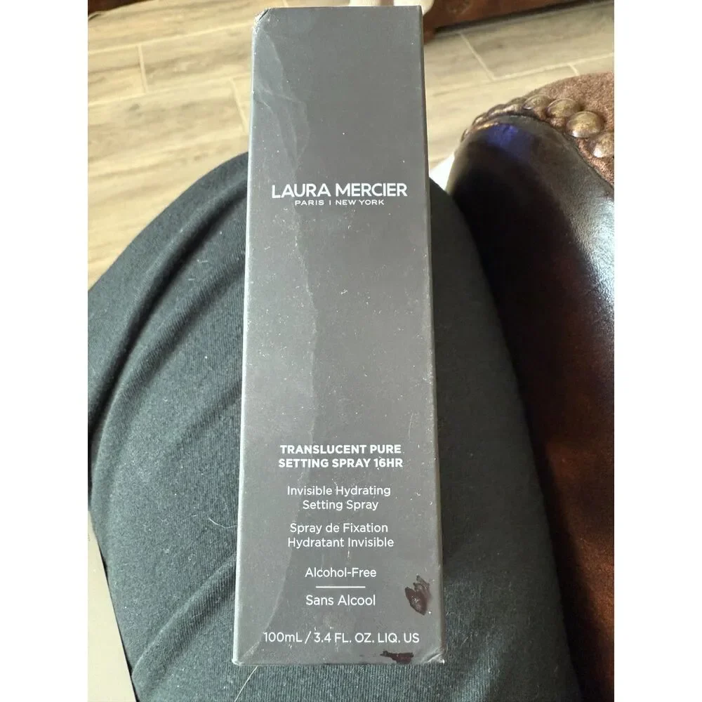 NIB Laura Mercier Translucent Pure Setting Spray 16 Hour 100 mL 3.4 Fl Oz